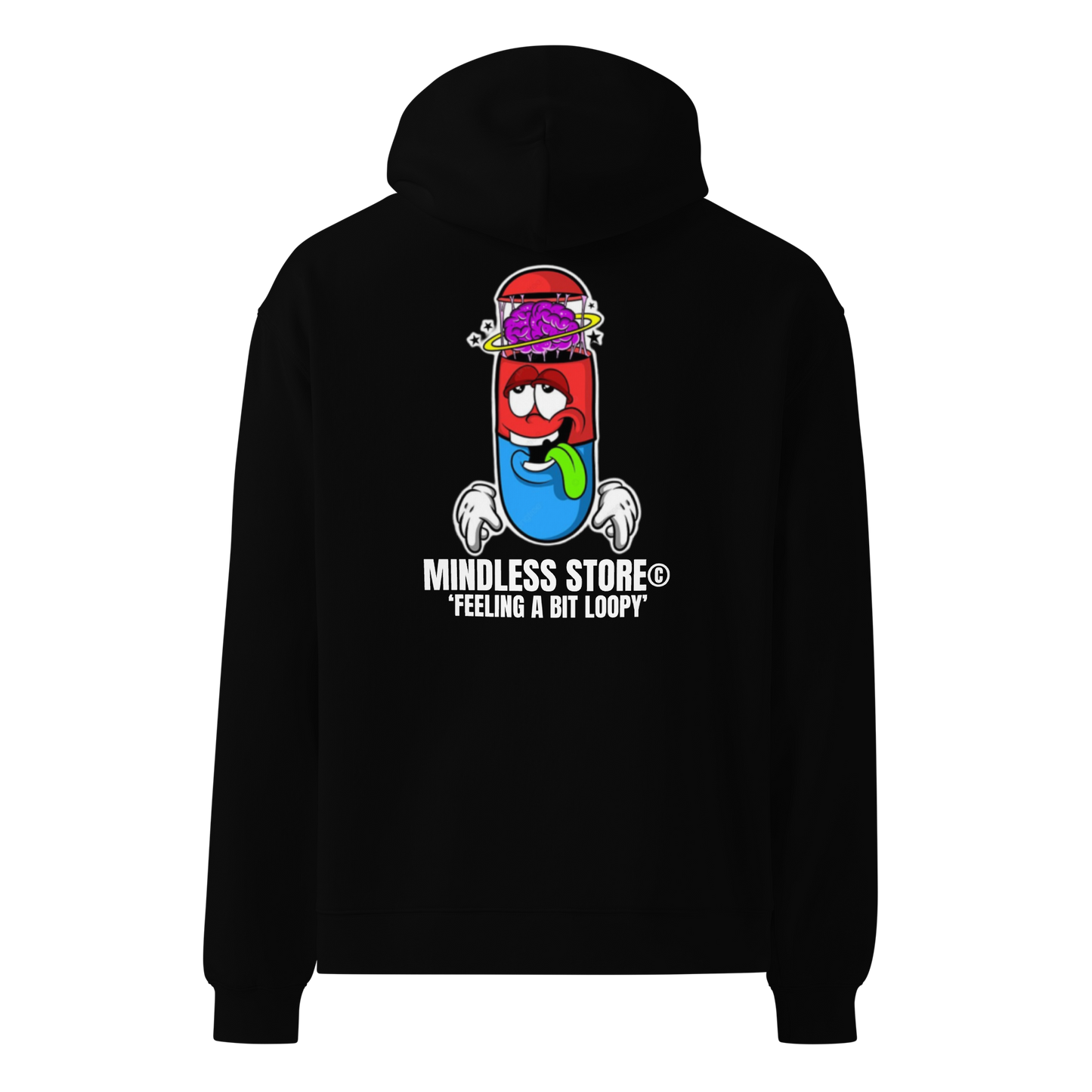 ‘FEELING A BIT LOOPY’ Hoodie | Black