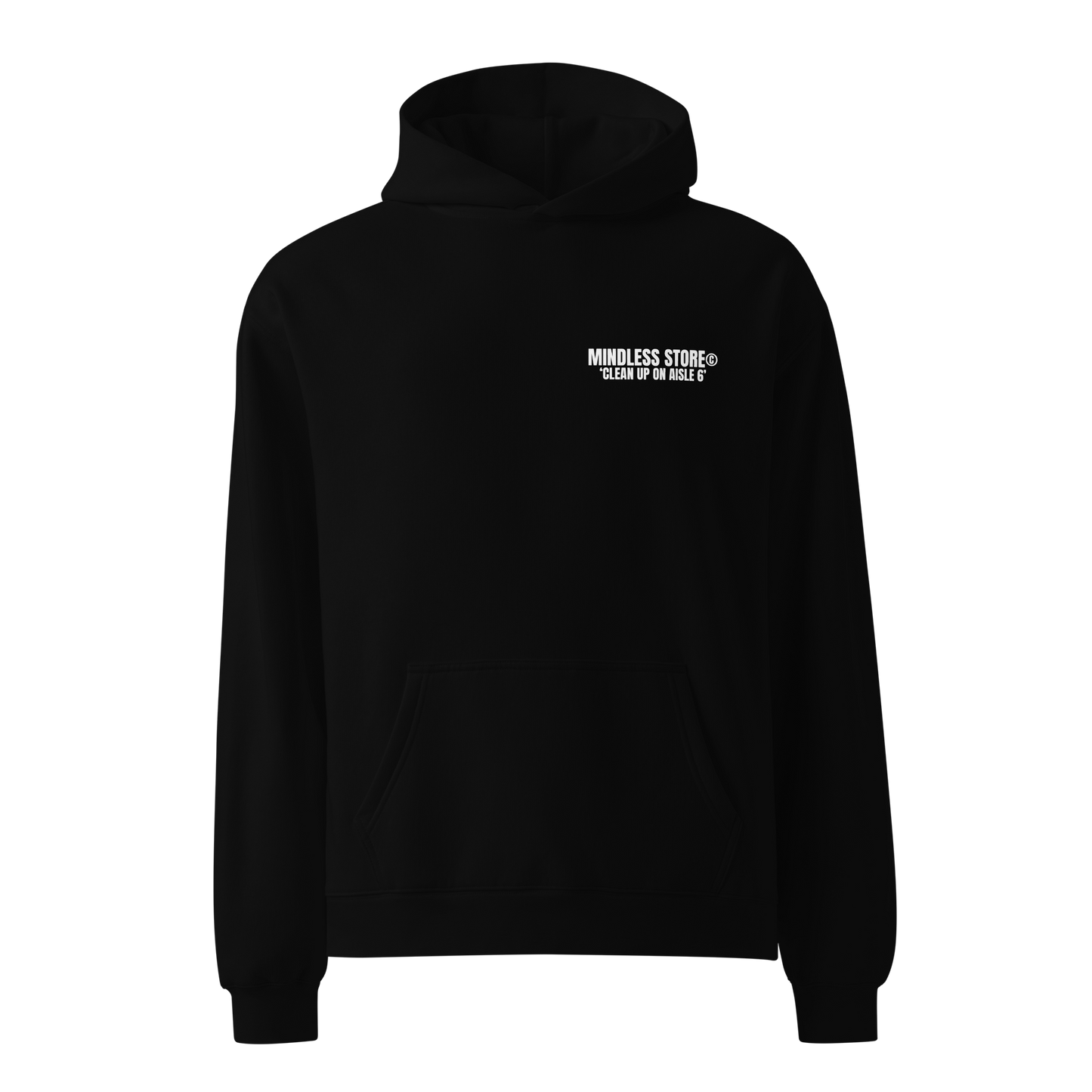 ‘CLEAN UP ON AISLE 6’ Hoodie | Black